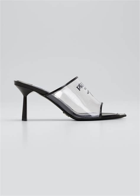 prada plex logo mules|prada mules for women.